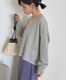 AMERICAN HOLIC ラメ裏毛スウェットプルオーバー