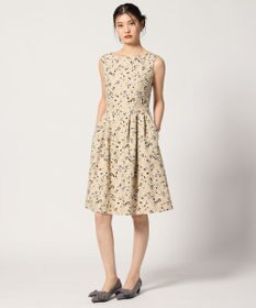 TOCCA 【洗える・消臭】LADY'S EARDROP ドレス ブラウン系7