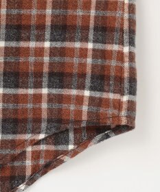 JOSEPH ABBOUD 【オーガニックコットン】スモールチェック フランネルシャツ