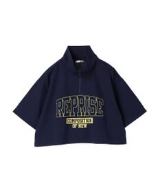 Green Parks ＥＧＯＩＳＴ　ハーフＺｉｐロゴ５分袖プルオーバー