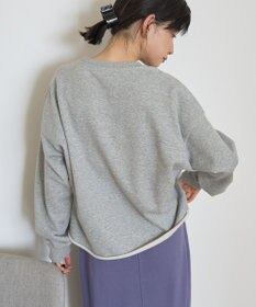 AMERICAN HOLIC ラメ裏毛スウェットプルオーバー