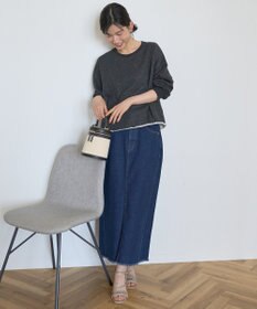 AMERICAN HOLIC ラメ裏毛スウェットプルオーバー