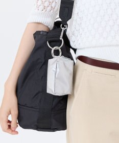 LeSportsac MICRO REC COSM/フロストシルバーシャイン