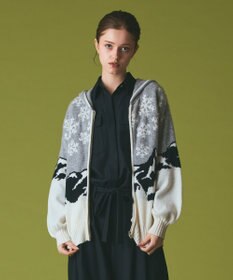 GRACE CONTINENTAL スノージャガードニットフーディ