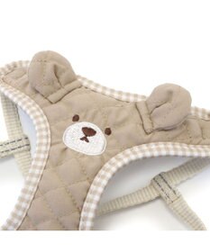 PET PARADISE ペットパラダイス くまちゃん 顔 リード付きハーネス ＳＳ 小型犬