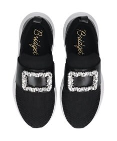 Bridget Birkin 【Bridget Birkin】ビジューバックルニットスニーカー