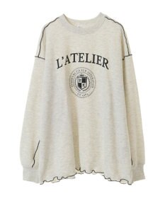 CRAFT STANDARD BOUTIQUE 配色ロゴメロープルオーバー