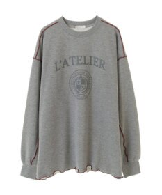 CRAFT STANDARD BOUTIQUE 配色ロゴメロープルオーバー