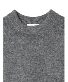 Green Parks ｆｕｗａっとメランジ前後差ニットプルオーバー