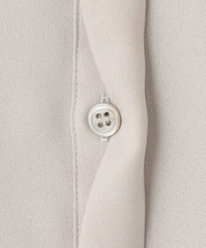 ICB L 【接触冷感・UVケア・速乾・洗える】FluidBackSatin スリットスリーブシャツ