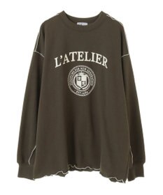 CRAFT STANDARD BOUTIQUE 配色ロゴメロープルオーバー