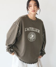 CRAFT STANDARD BOUTIQUE 配色ロゴメロープルオーバー