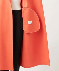 23区 S 【R(アール)】ウールメルトンリバー ロング ラップコート