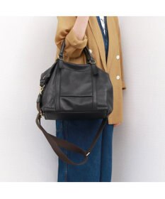 UNBILLION ペルケ perche / ガーメントレザー・サスティナブル2wayボストンS