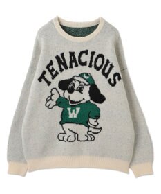 WEGO ファニーグラフィックフラッフィーニットプルオーバー