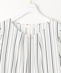 ANY SIS S 【洗える】ラッフルフレアジョーゼット ブラウス