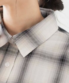 WEGO オンブレチェックショートシャツ