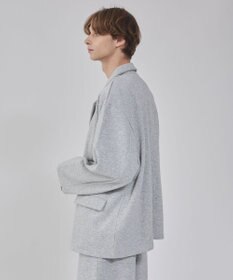 WEGO 【ユニセックス着用ITEM/MLサイズ展開】ボンディングスウェットテーラードジャケット