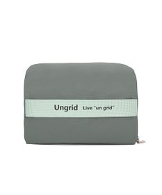 style code 【Ungrid/アングリッド】撥水軽量ソフトナイロン ロゴテープ折り畳みラージ　トラベルボストンバッグ(33L）