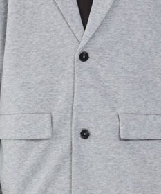 WEGO 【ユニセックス着用ITEM/MLサイズ展開】ボンディングスウェットテーラードジャケット