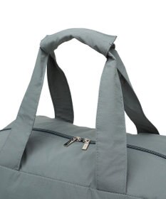 style code 【Ungrid/アングリッド】撥水軽量ソフトナイロン ロゴテープ折り畳みラージ　トラベルボストンバッグ(33L）