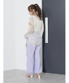 earth music&ecology ＳＥＴ２点メッシュプルオーバー＋タンクトップ