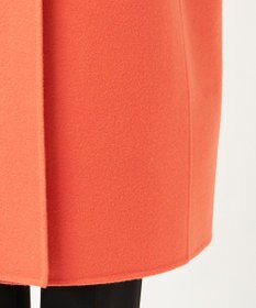 23区 S 【R(アール)】ウールメルトンリバー ロング ラップコート