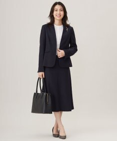 J.PRESS LADIES L 【洗える】ウールスムース スカート