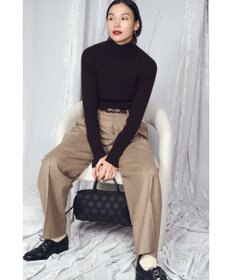 MIYABIYA 【撥水加工】篭目大柄エンボスボンディングミニボストン