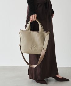 russet 《Souffle TOTE》レザー2WAYトートバッグ（SF-288）