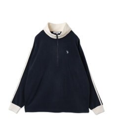 WEGO 【ユニセックス着用ITEM】USPOLOフリースハーフジッププルオーバー
