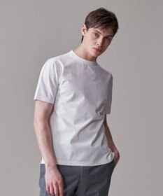 J.PRESS MEN シルクのような光沢感の上品Tシャツ【UVカット / 接触冷感 / 吸水速乾】【J.PRESS PREMIUM JERSEY】ポンチクルーネック Tシャツ