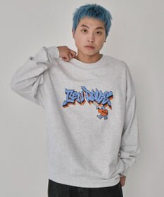 WEGO 【ユニセックス着用ITEM/MLサイズ展開】別注BENDAVISバブルロゴプルオーバー