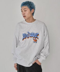 WEGO 【ユニセックス着用ITEM/MLサイズ展開】別注BENDAVISバブルロゴプルオーバー
