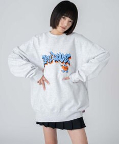 WEGO 【ユニセックス着用ITEM/MLサイズ展開】別注BENDAVISバブルロゴプルオーバー