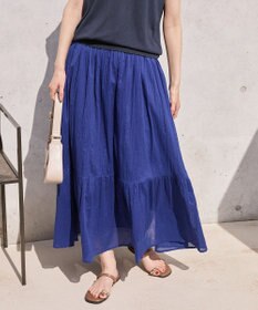 AMERICAN HOLIC ボイルクリンクルティアードスカート