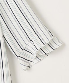 ANY SIS S 【洗える】ラッフルフレアジョーゼット ブラウス