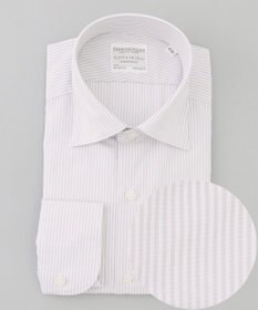 GOTAIRIKU 【形態安定】PREMIUMPLEATS_セミワイドカラー 通年ドレスシャツ（カラー ストライプ）