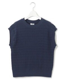 J.PRESS YORK STREET 【WOMEN】コットンケーブル ベスト