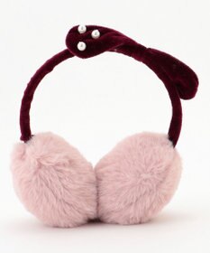 ANY KIDS パール×リボンイヤーマフ