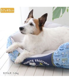 PET PARADISE スヌーピー クールカドラー 角型《バケーション柄》 小型犬