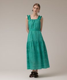 GRACE CONTINENTAL カットワーク刺繍ワンピース