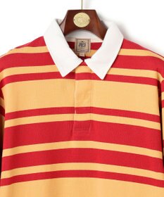 J.PRESS MEN ソフトタッチコットンマルチボーダー ラガーポロシャツ