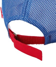 MIKI HOUSE HOT BISCUITS 【44-54cm】 ストライプ ロゴメッシュキャップ