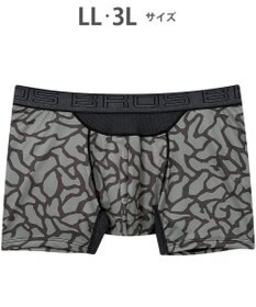 WACOAL MEN ボクサーパンツ 風が通ってムレ軽減。 ダブルエアスルータイプ 吸汗速乾 前閉じ GT3910 /ブロス バイ ワコールメン