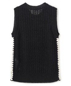 BEIGE， ATACAM / テープヤーン ノースリーブニット