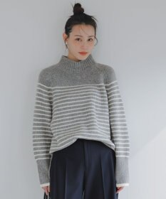 ANY SIS L ハイネックAir ニット