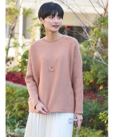 AMERICAN HOLIC バイパチ袖リブラグランニットプルオーバー