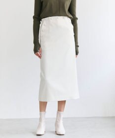 BEIGE， LAZUL / マリンボタンIラインスカート