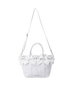 Maison de FLEUR ブルーマニアボリュームリボン２ＷａｙトートＭバッグ